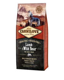 Carnilove Dry Dog Food Adult Lamb & Wild Boar 12 kg