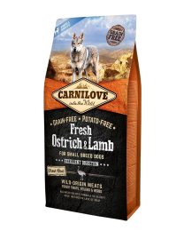 Carnilove Dry Dog Food Adult Small breed Fresh Ostrich & Lamb 6 kg