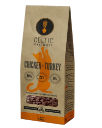 Celtic Connection Cat Treats Chicken & Turkey 250 g