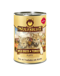 Wolfsblut Wild Duck & Turkey Nat Hondenvoer Puppy Eend & Kalkoen met Aardappelen