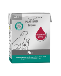 Platinum Wet Dog Food Adult Pure Fish 375 g
