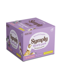 Symply Wet Dog Food Grain Free Variety Pack 12 x 395 g