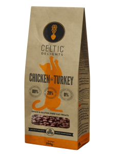 Celtic Connection Kattensnoepjes Kip & Kalkoen 250 g