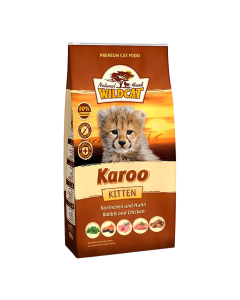 Wildcat Karoo Dry Cat Food Kitten Rabbit & Chicken 3 kg