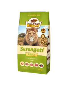 Wildcat Serengeti Kattenbrokken Adult 5 Soorten Vlees 3 kg