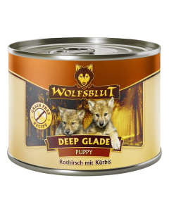 Wolfsblut Deep Glade Wet Dog Food Puppy Red Deer with Pumpkin