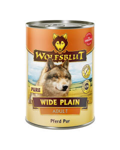 Wolfsblut Wide Plain Pure Wet Dog Food Adult Horse 395 g