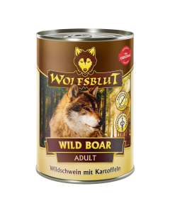 Wolfsblut Wild Boar Nat Hondenvoer Adult Wild Zwijn met Aardappelen 395 g