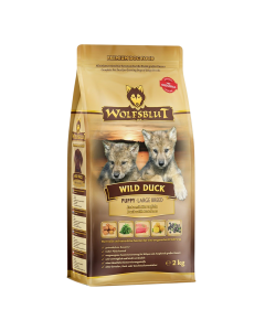 Wolfsblut Wild Duck Hondenbrokken Puppy Large Breed Eend met Aardappel