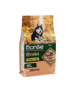 Monge BWild Hondenbrokken Adult Zalm met Erwten 2,5 kg