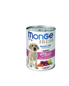 Monge Wet Dog Food Puppy Fresh Veal with Vegetables 400 g