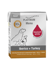 Platinum Wet Dog Food Adult Iberico & Turkey 375 g