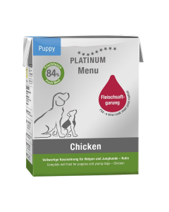 Platinum Wet Dog Food Puppy Chicken 375 g