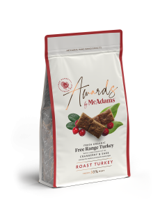 McAdams Dog Treats 'Roast Turkey' Organic Turkey with Cranberry & Sage 150 g