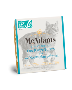 McAdams Wet Cat Food Free Range Turkey with Norwegian Salmon 100 g