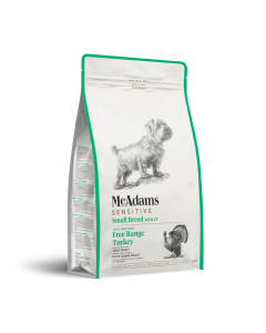 McAdams Sensitive Dry Dog Food Small Breed Turkey