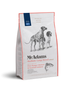 McAdams Dry Dog Food Medium & Large Breed Chicken & Salmon