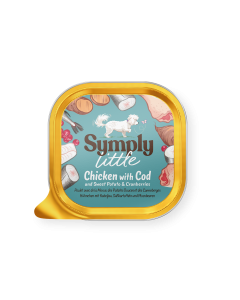 Symply Little Wet Dog Food Chicken with Cod 100 g