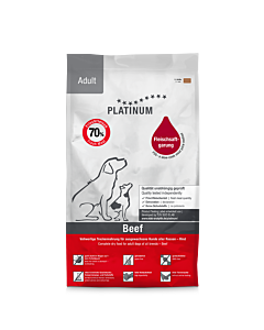 Platinum Dry Dog Food Adult Beef 5 kg