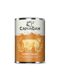 Canagan Wet Dog Food Puppy Feast Chicken & Beef 400 g