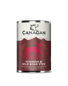 Canagan Wet Dog Food Venison & Wild Boar Stew 400 g