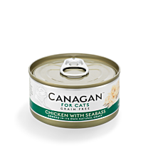 Canagan Nat Kattenvoer Kip met Zeebaars 75 g online bestellen bij Food4Pets