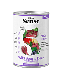 Dibaq Sense Nat Hondenvoer Wild 380 g