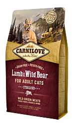 Carnilove Kattenvoer Adult Gesteriliseerd Lam & Everzwijn 6 kg