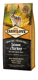 Carnilove Hondenbrokken Adult Large Breed Zalm & Kalkoen 12 kg