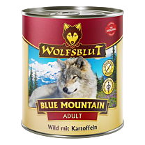 Wolfsblut Blue Mountain Wet Dog Food Adult Fierce with Potatoes