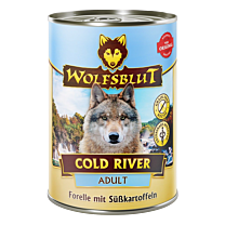 Wolfsblut Cold River Nat Hondenvoer Adult Forel met Zoete Aardappelen