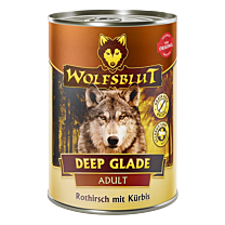 Wolfsblut Deep Glade Nat Hondenvoer Adult Edelhert met Pompoen 395 g