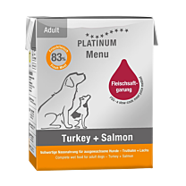 Platinum natvoer honden kalkoen en zalm 375g.png