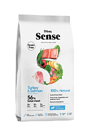 Dibaq Sense Dry Dog Food Puppy Salmon & Turkey