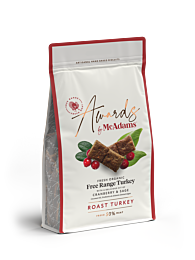 McAdams Hondensnacks 'Roast Turkey' Bio Kalkoen met Veenbes & Salie 150 g online bestellen bij Food4Pets