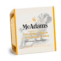 McAdams Nat Hondenvoer Vrije Uitloop Kip met Kalkoen & Hart 150 g online bestellen bij Food4Pets