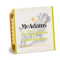 McAdams Nat Hondenvoer Vrije Uitloop Kip met Tuingroenten 150 g online bestellen bij Food4Pets