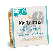 McAdams Nat Hondenvoer Vrije Uitloop Kalkoen met Noorse Zalm 150 g online bestellen bij Food4Pets