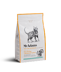McAdams Dry Cat Food Free Range Chicken & Turkey
