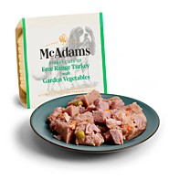 McAdams Nat Hondenvoer Vrije Uitloop Kalkoen met Tuingroenten 150 g