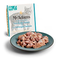 McAdams Wet Cat Food Free Range Turkey with Norwegian Salmon 100 g