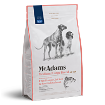 McAdams Hondenbrokken Medium & Large Breed Kip & Zalm