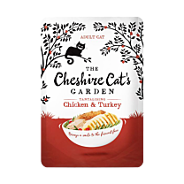 Cheshire Cat's Garden Nat Kattenvoer Kip & Kalkoen 85 g.png