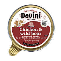 Devini Nat Hondenvoer Kip & Everzwijn 85 g online bestellen bij Food4Pets