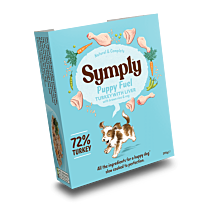 Symply Nat Hondenvoer Puppy Krachtvoer Kalkoen & Lever 395 g online bestellen bij Food4Pets