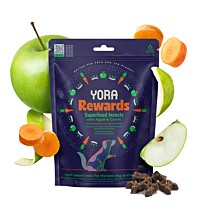 Yora Rewards Dog Treats Insect with Apple & Carrot 100 g