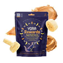 Yora Rewards Dog Treats Insect with Peanut Butter & Banana 100 g