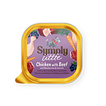 Symply Little Wet Dog Food Chicken with Beef 100 g