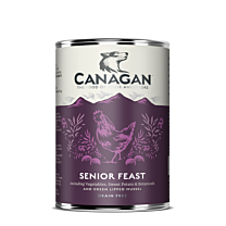 Canagan Nat Hondenvoer Senior-Feestmaal Kip 400 g online bestellen bij Food4Pets