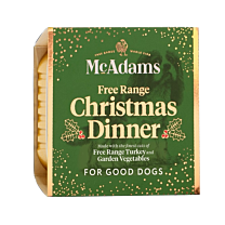 McAdams Kerstdiner Nat Hondenvoer Kalkoen 150 g online bestellen bij Food4Pets